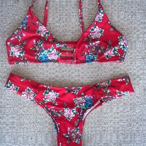 Two Piece Floral Bikini